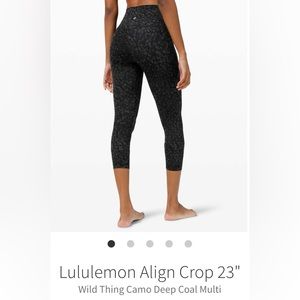 Lululemon Align high-rise crop 23”